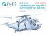 Quinta Studio QDS-48430 Westland Sea King HAS.5 3D-Printed & coloured Interior on decal paper (Airfix) (Small version) 1/48